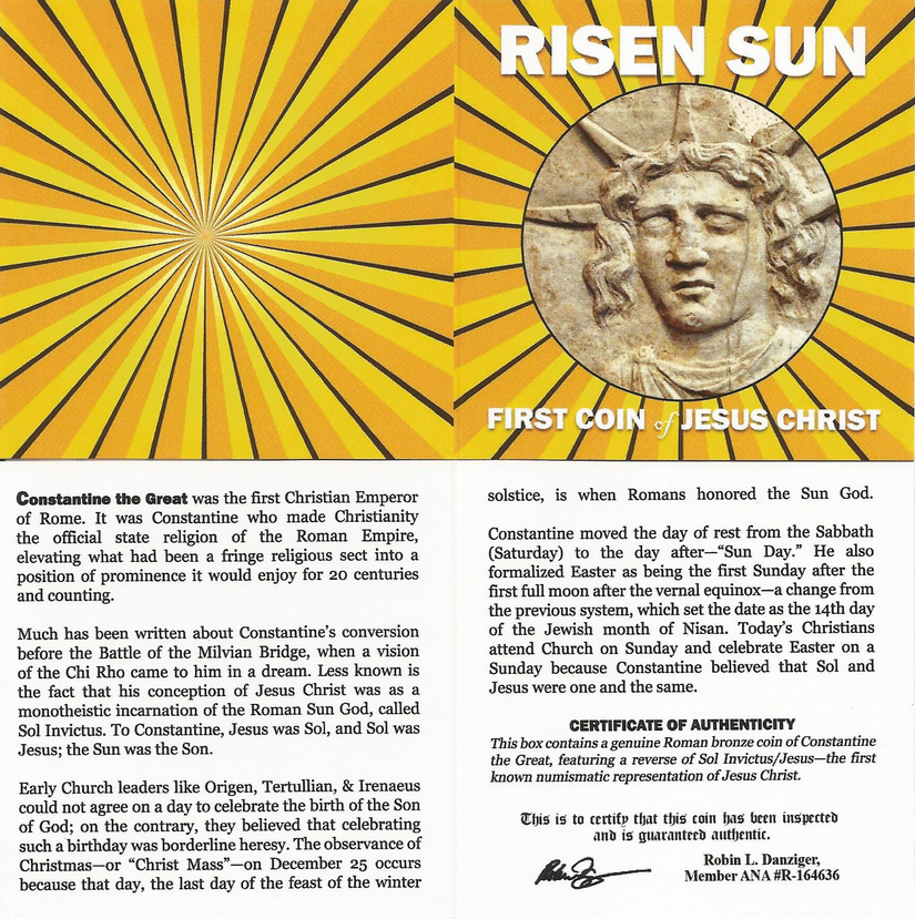 Risen Sun: The First Coin of Jesus Christ (Mini Album)