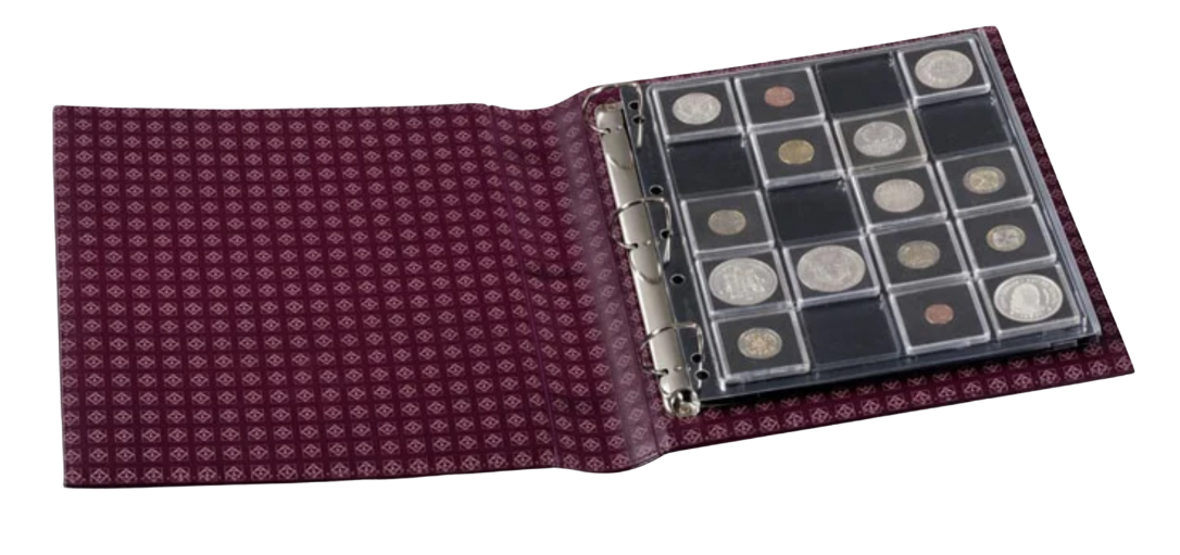 Black Grande Classic 3 Ring Certified Coin Slab Album with Slip Case (4 Pages)