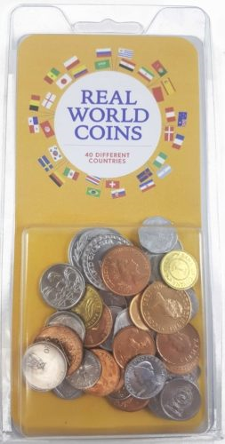 Real World Coins: 40 Different Countries