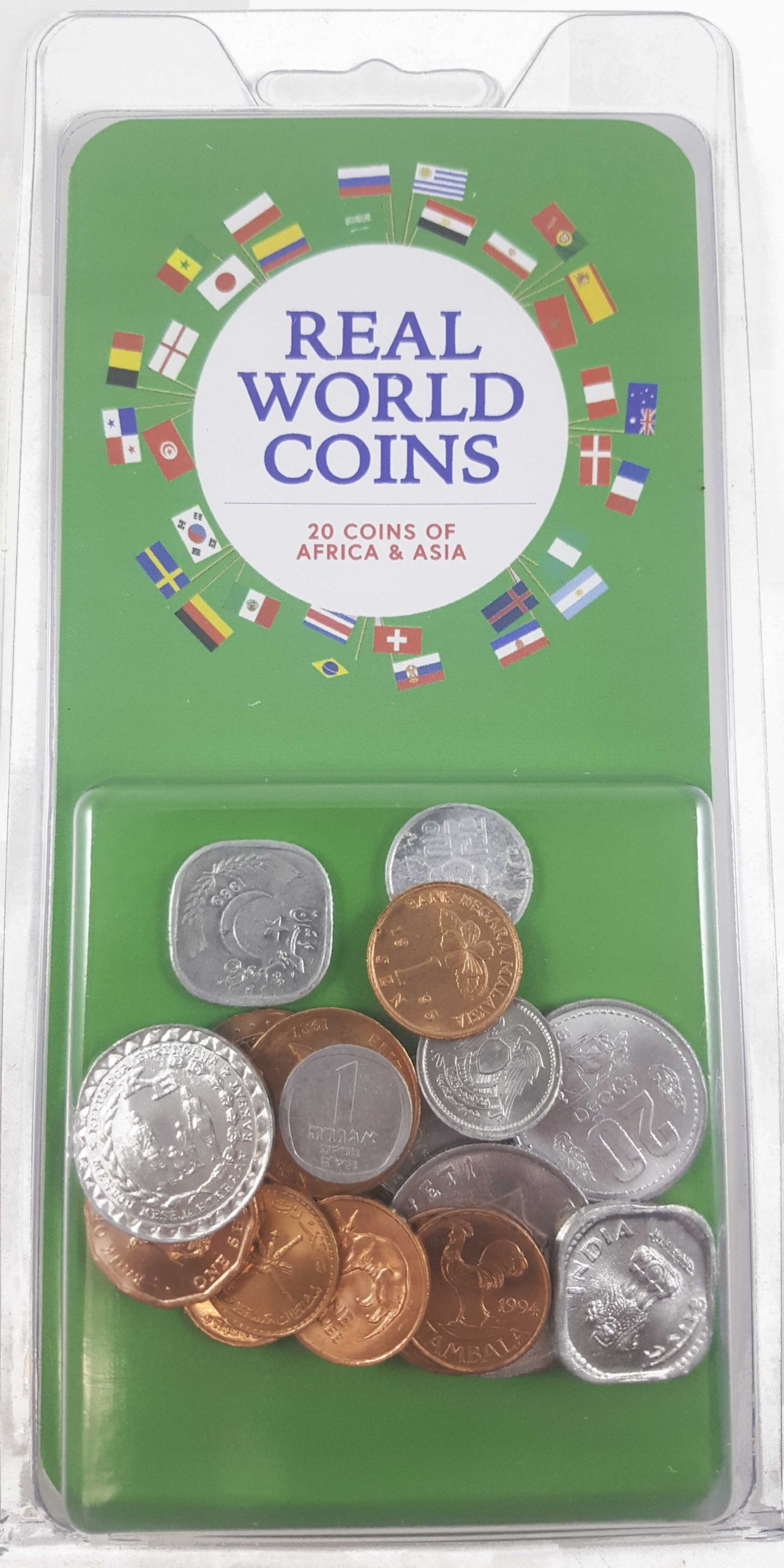 Real World Coins: Africa & Asia 20 Coins set