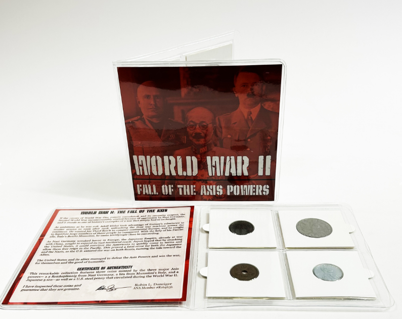 World War II: The Axis Powers Four Coin collection mini album