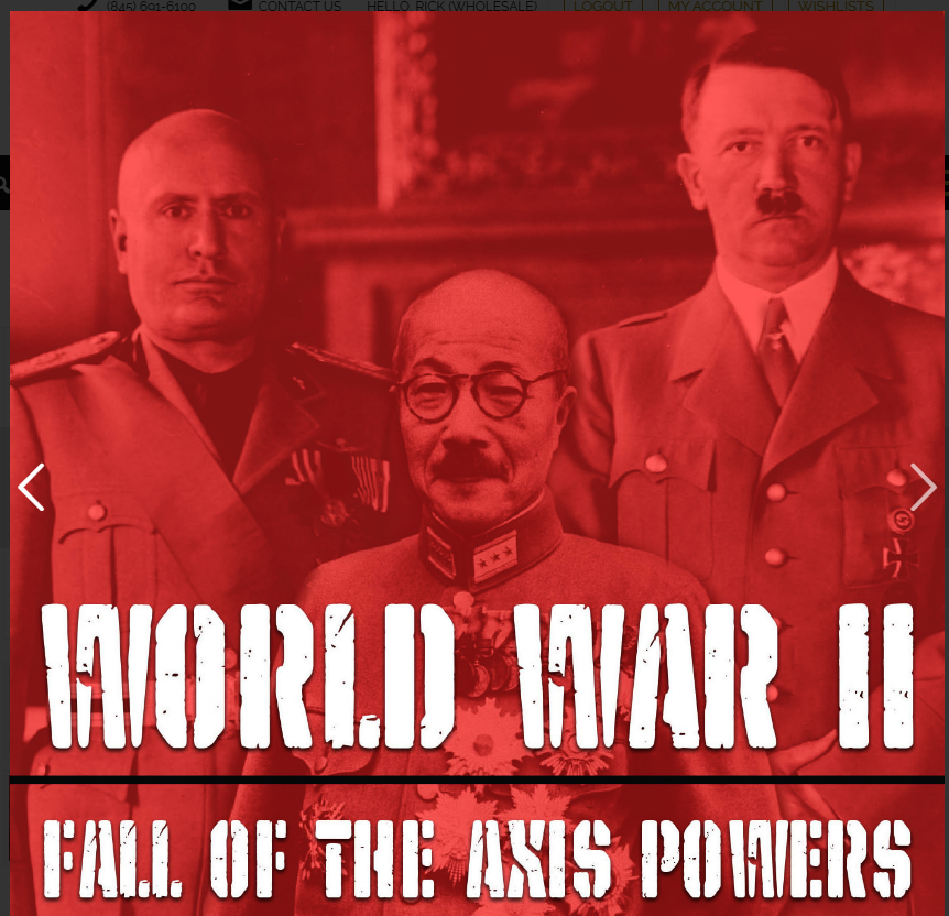 World War II: The Axis Powers Four Coin collection mini album
