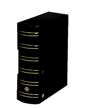 Black Grande-G Classic 4 Ring Certified Coin Slab Album with Slip Case (6 Pages)