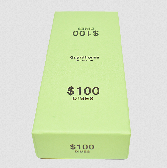 Rolled Coin Box - Dimes