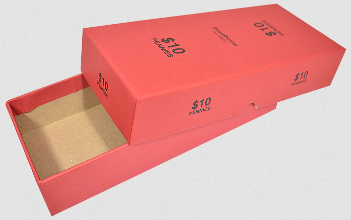 Rolled Coin Box - Pennies