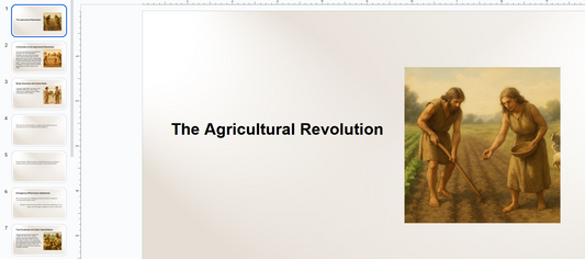 Foundations of Human Civilization: c. 10,000-3055 BCE Handout and presentation
