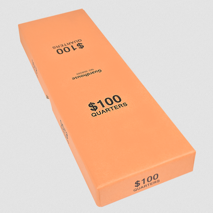 Rolled Coin Box - Quarters