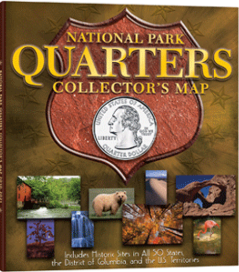 National Park Quarters Collectors  Map