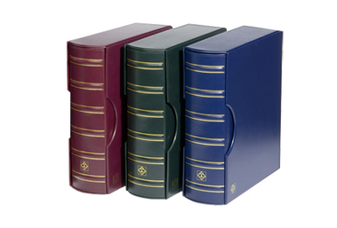 Blue Grande-G Classic 4 Ring Certified Coin Slab Album with Slip Case (6 Pages)