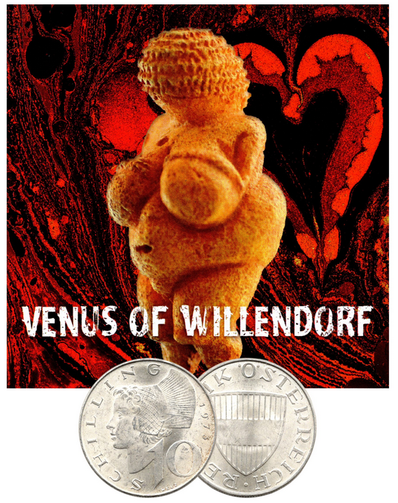 Venus of Willendorf: Silver Coin