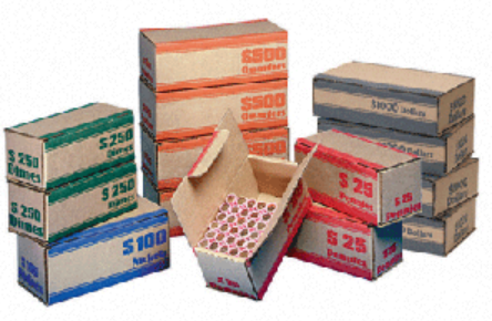 Coin Roll Shipper Box - Quarter Bulk