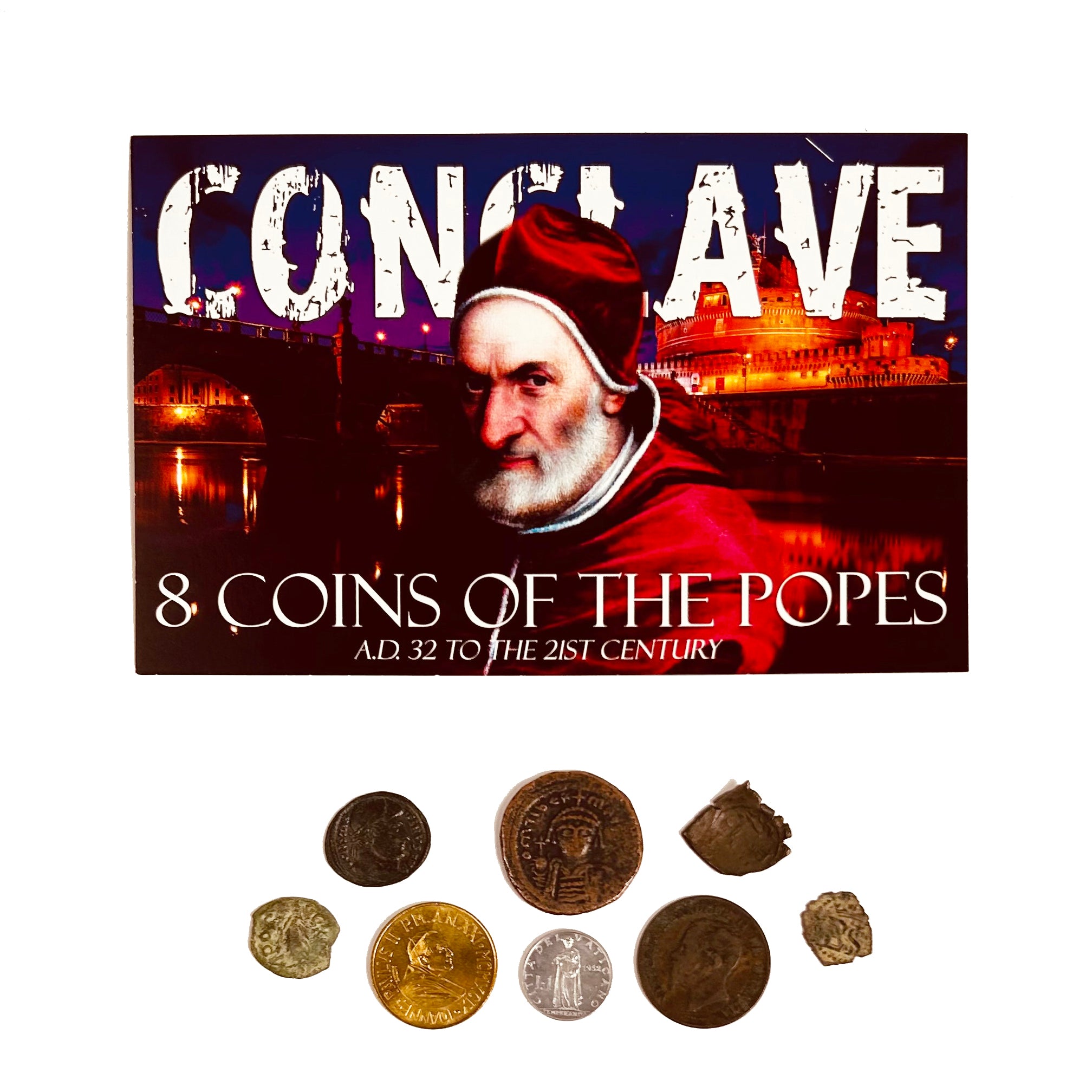 Conclave: 8 Coins of the Popes, AD 32 to the 21st Century (boxed collection)